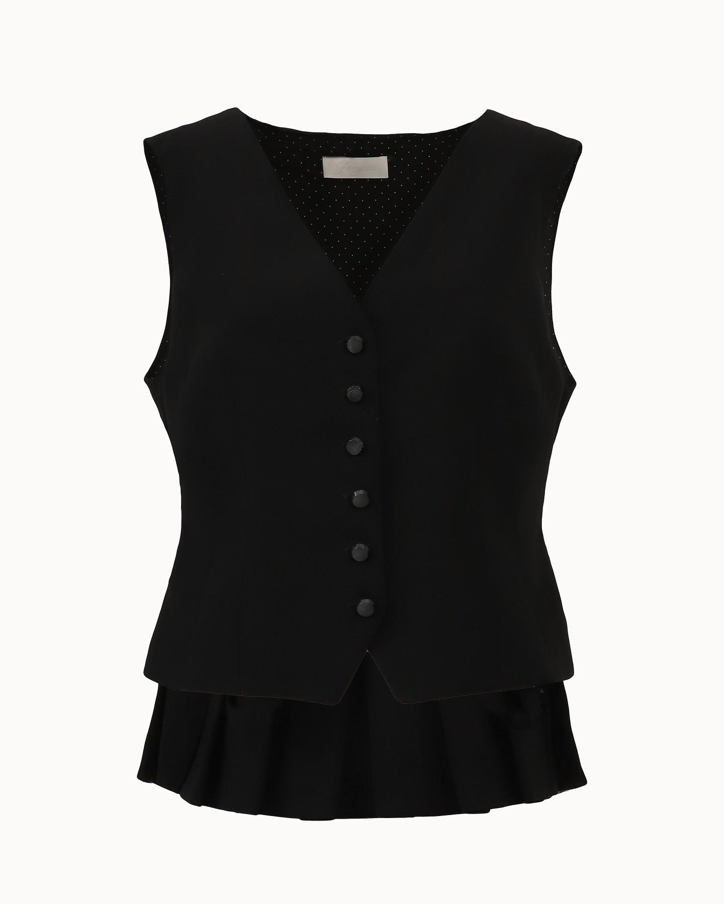 Black waistcoat