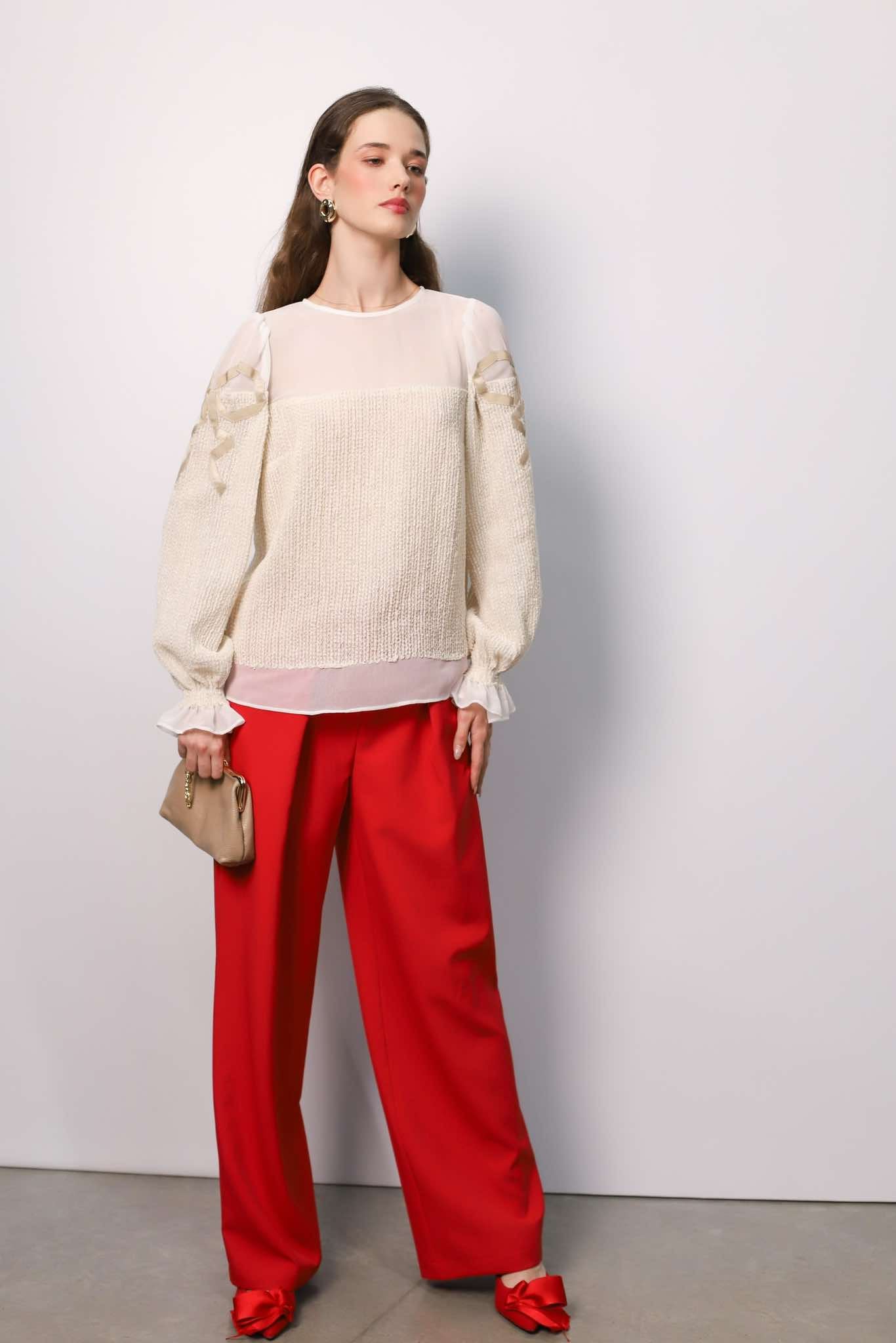 Beige Blouse