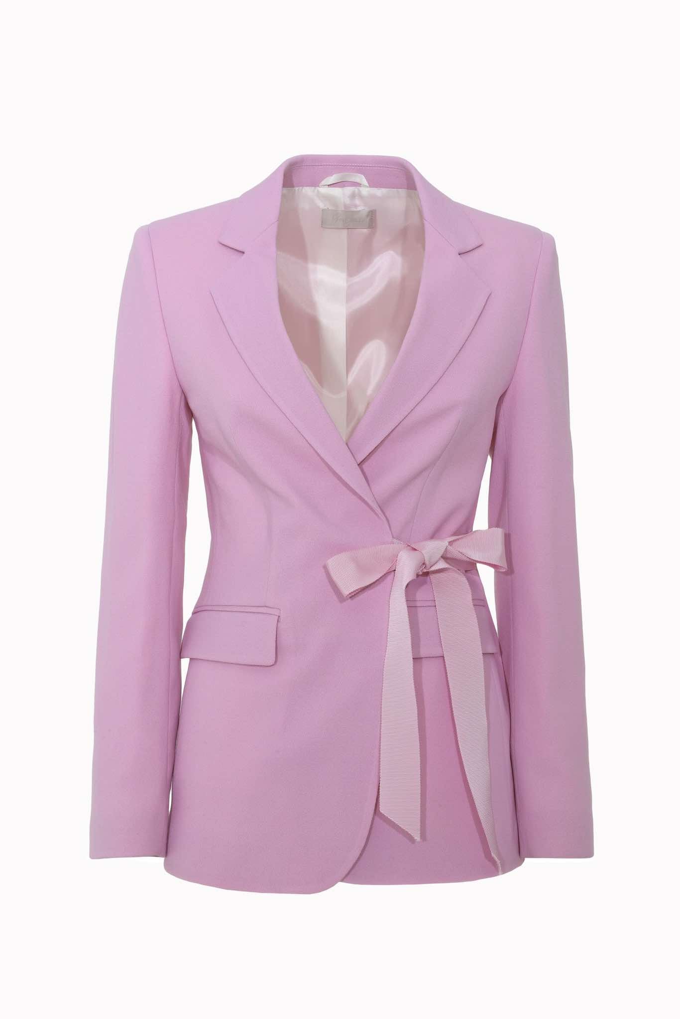 Lila jacket with bow