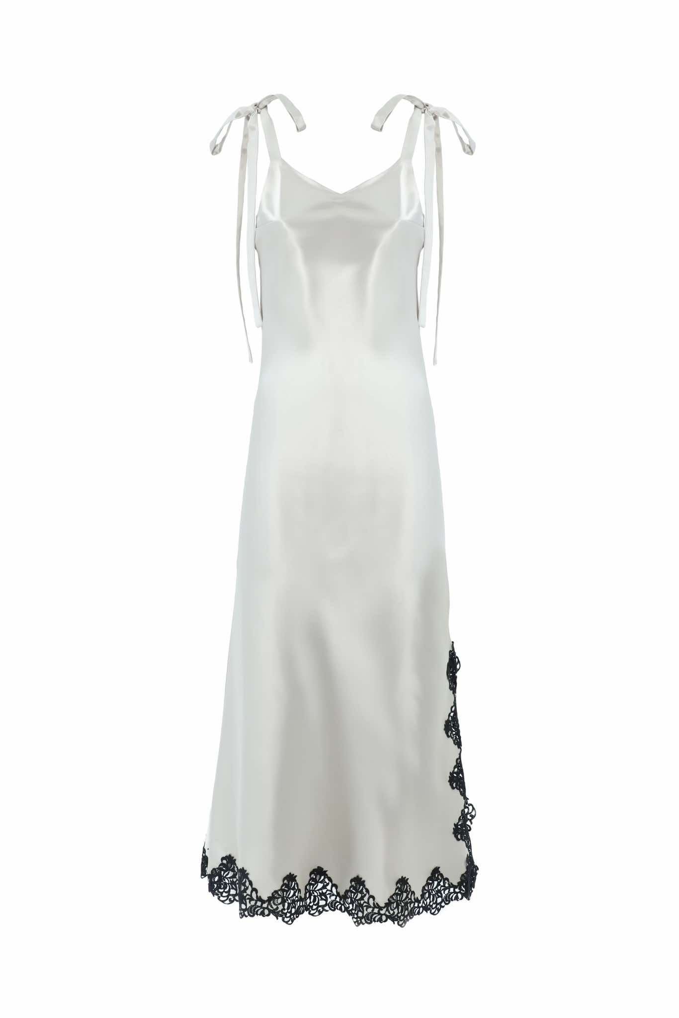 Grey midi dress