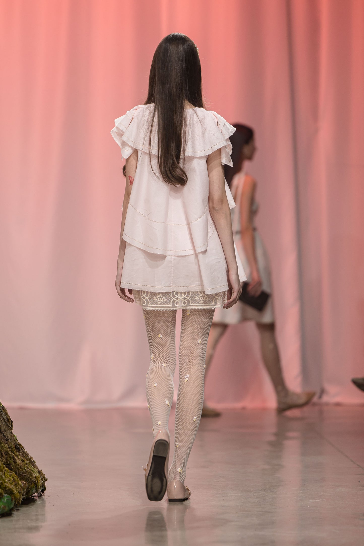 Pale Pink Mini Dress