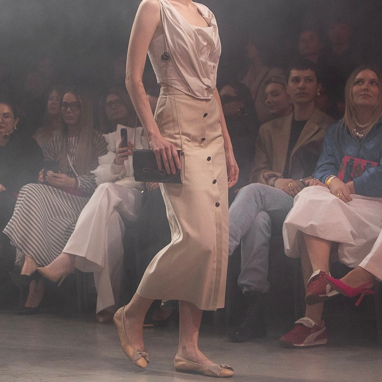 Soft Button Midi Dress