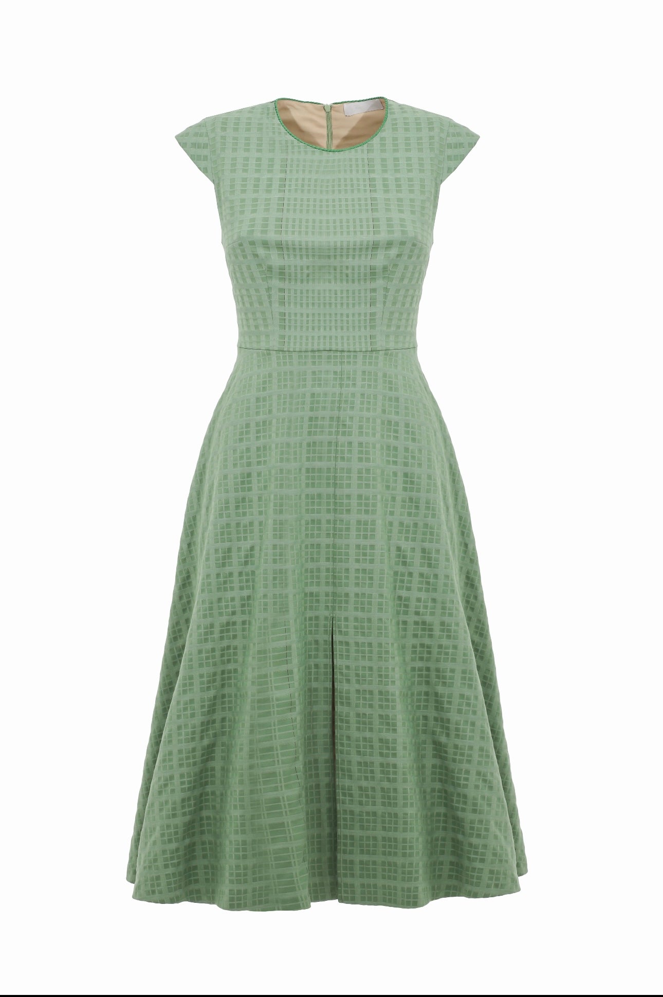 Green Charm Midi Dress