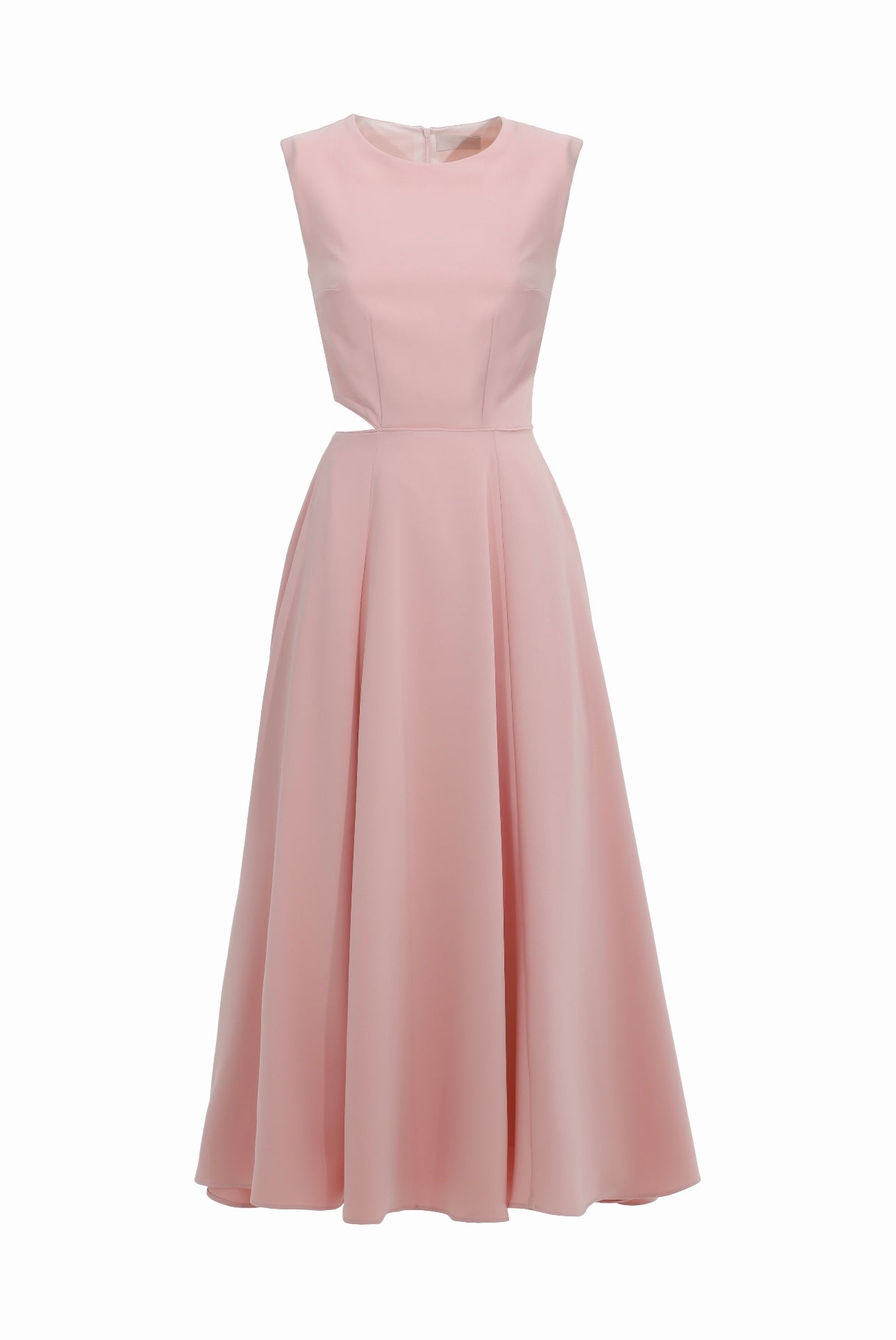 Soft Petal Midi Dress