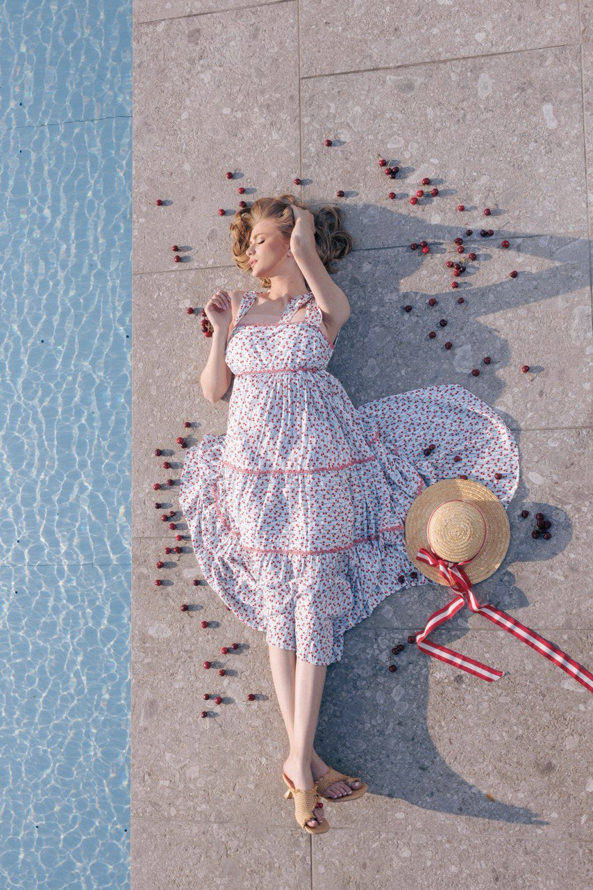Cherry Print Dress