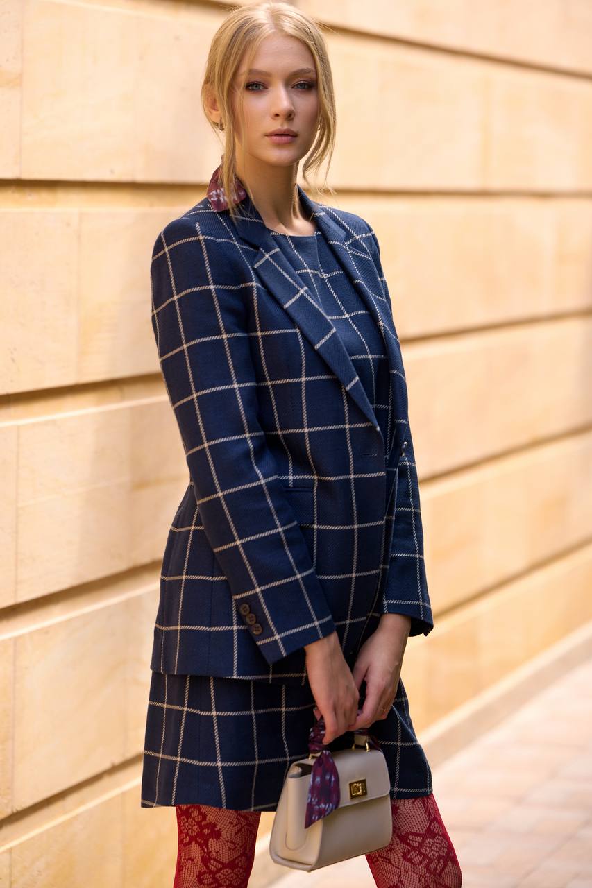Timeless Grid Dress