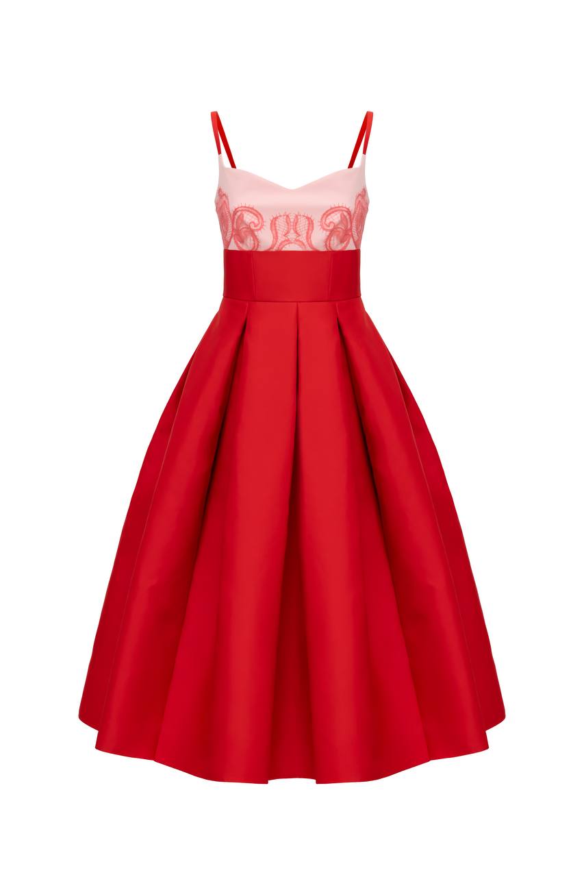 Rosalia Crimson Dress