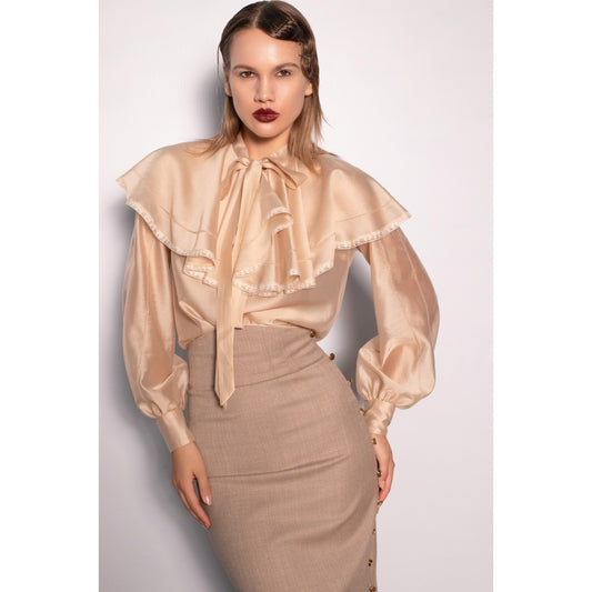 Odette Champagne Blouse