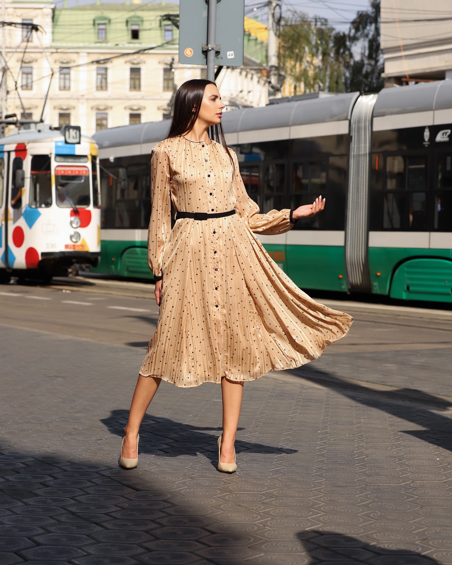 Beige dress