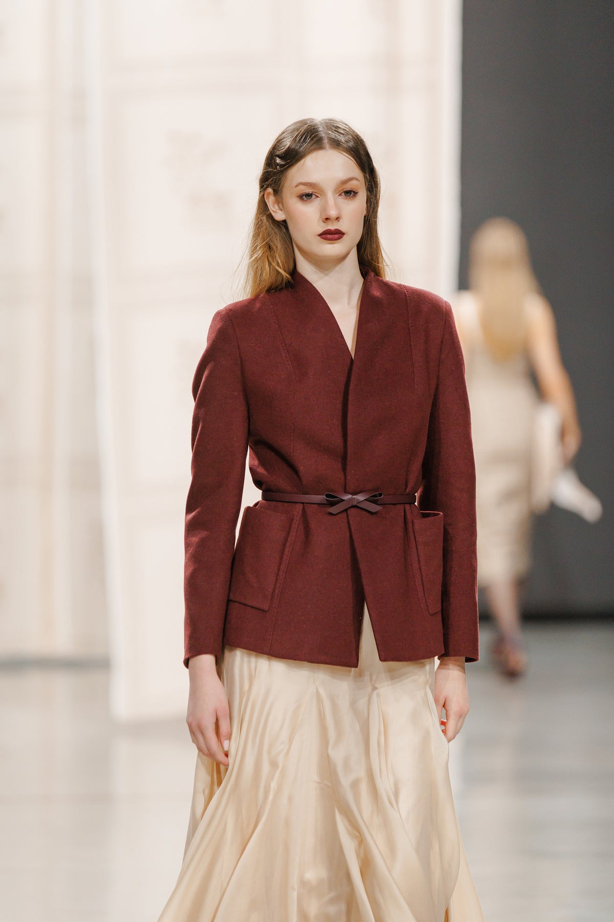 Vivienne Burgundy Jacket