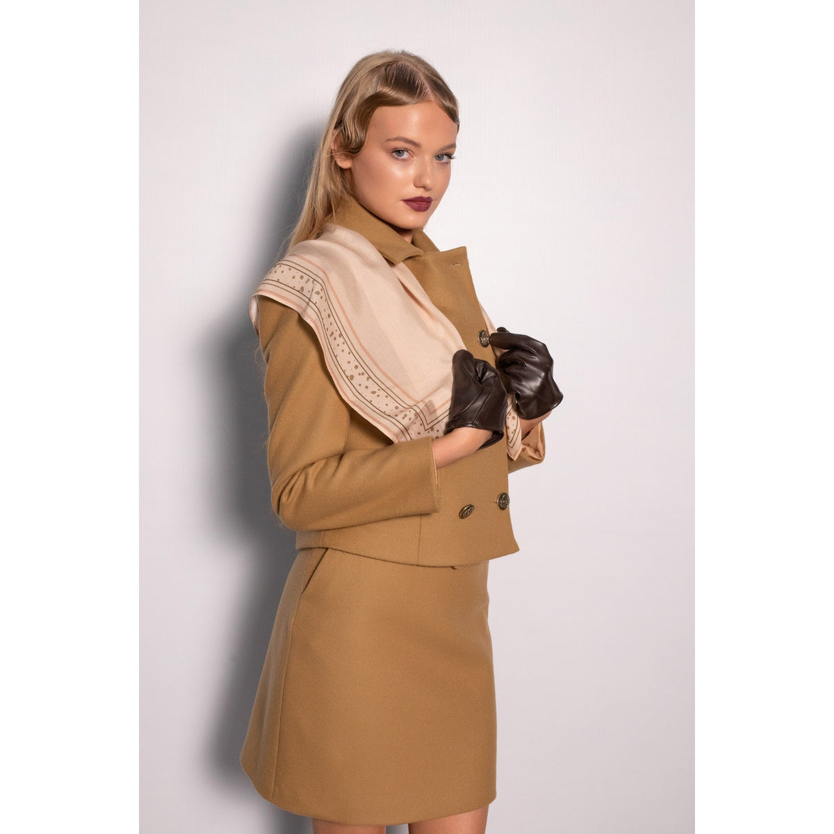 Camille Camel Skirt