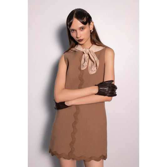 Margot Mocha Mini Dress