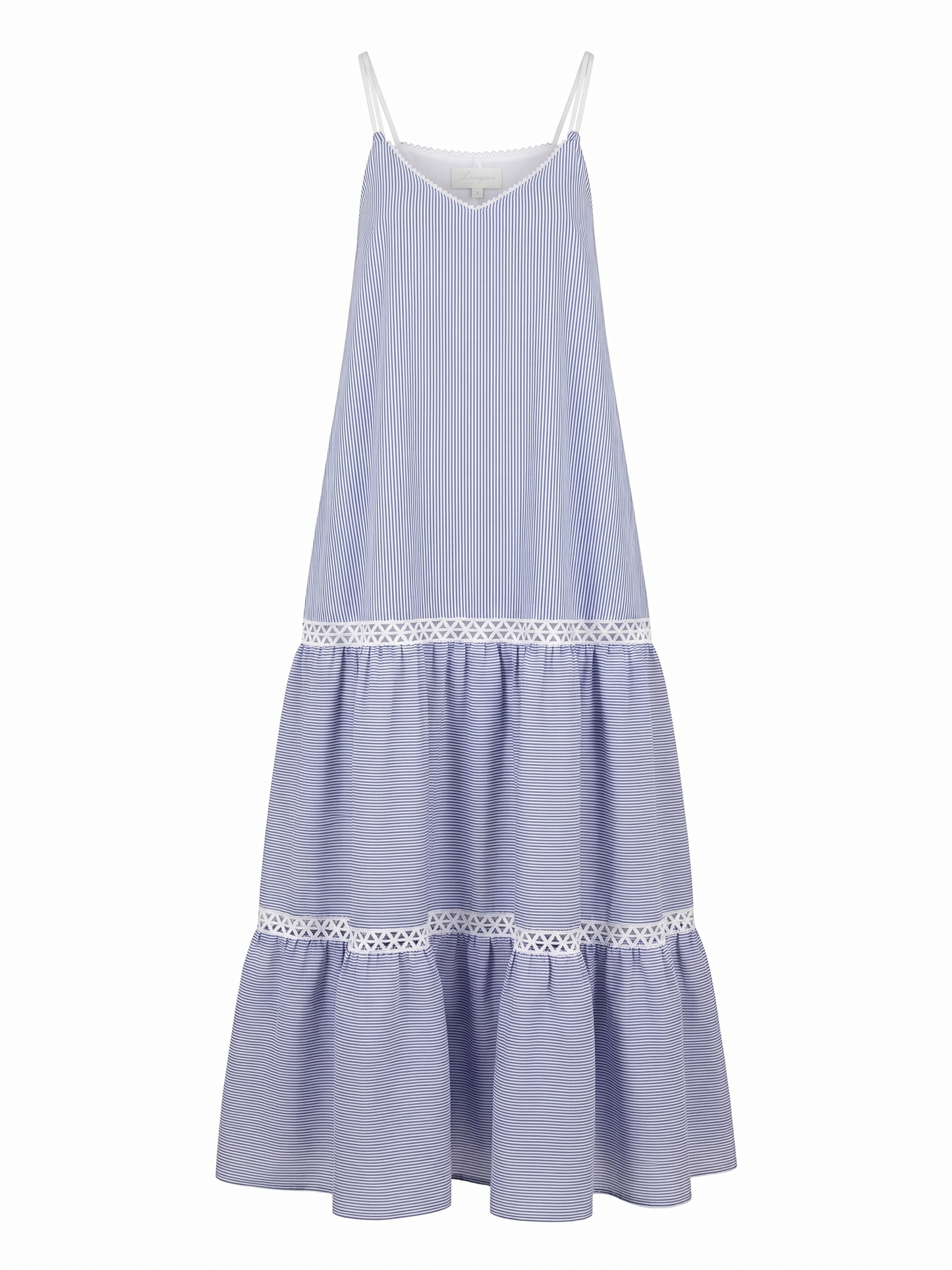 Blue Flare Maxi Dress