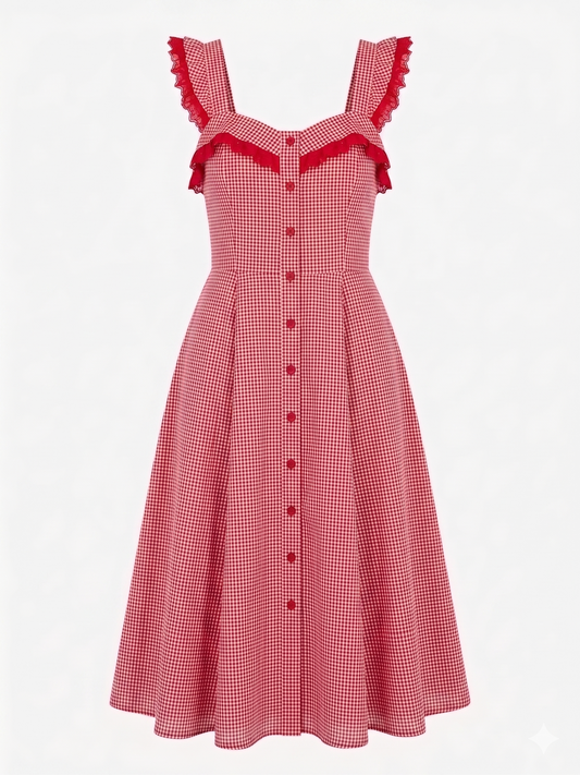 Cherry Picnic Dress