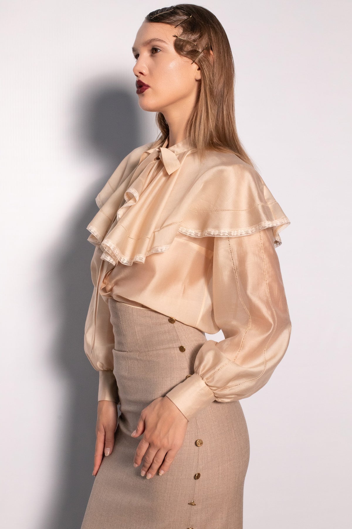 Odette Champagne Blouse