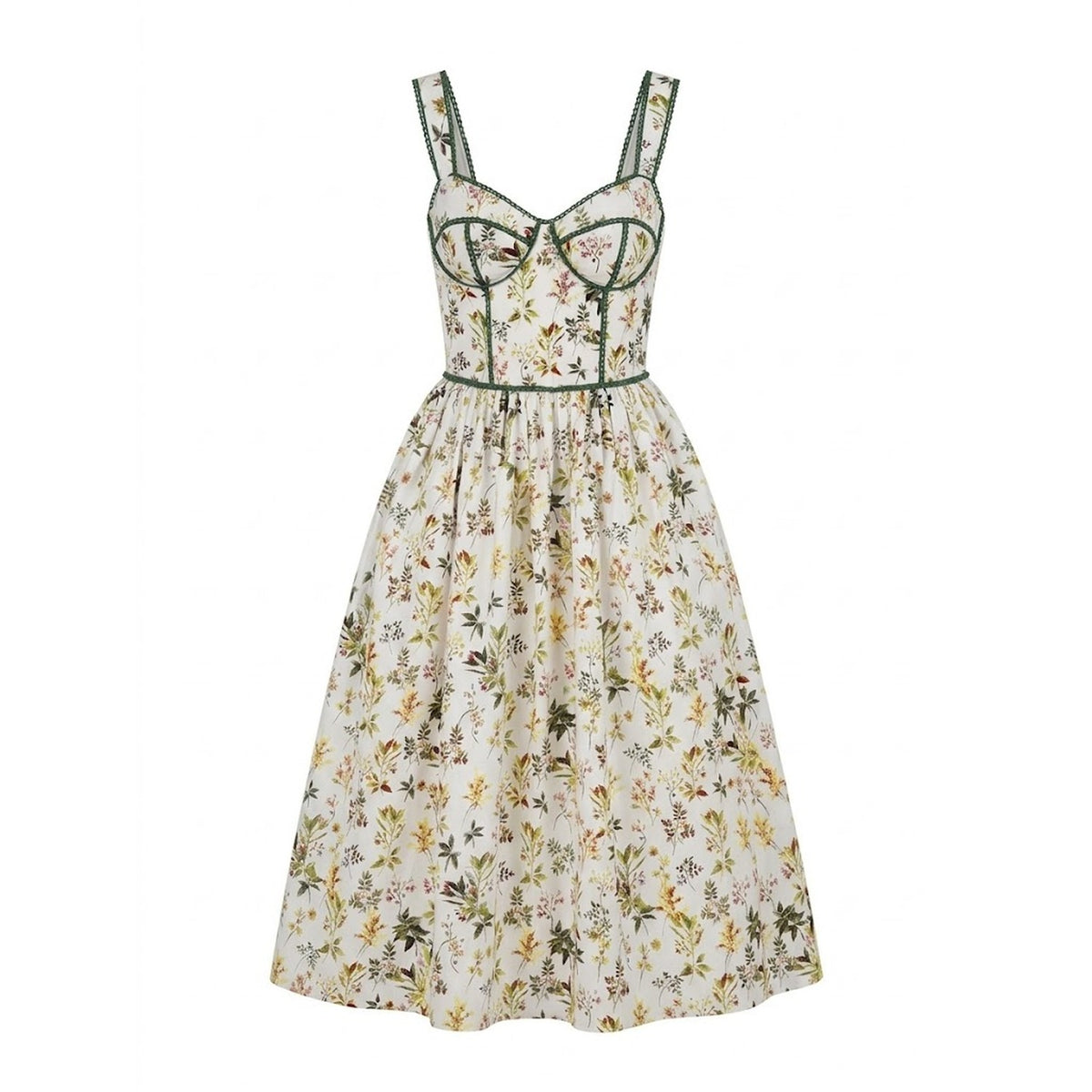 Wildflower Corset Midi Dress