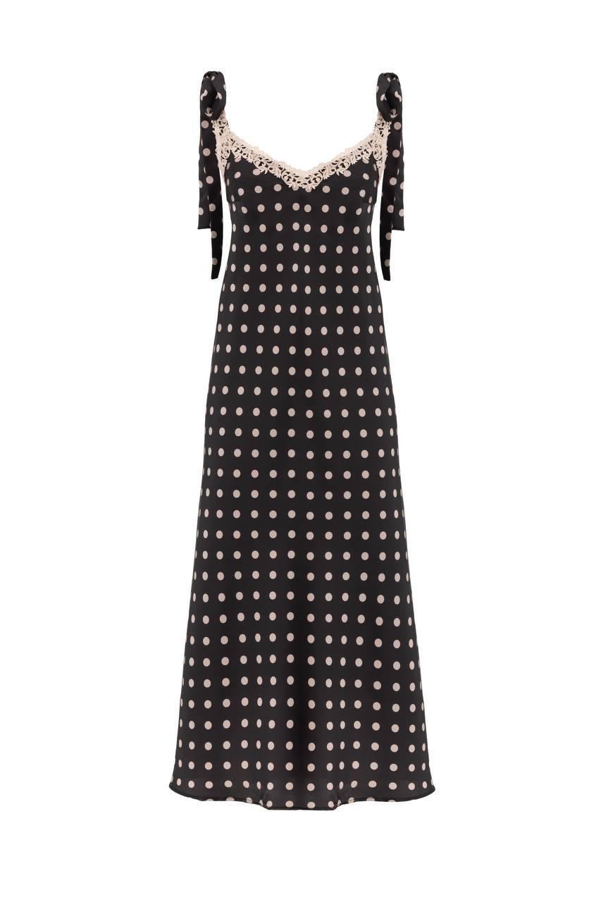 Luna Dots Midi Dress