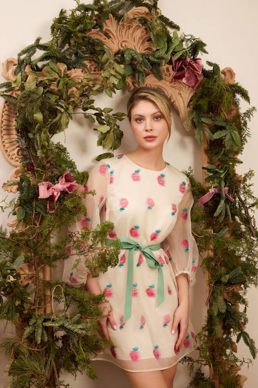 Fleur Rosé Mini Dress