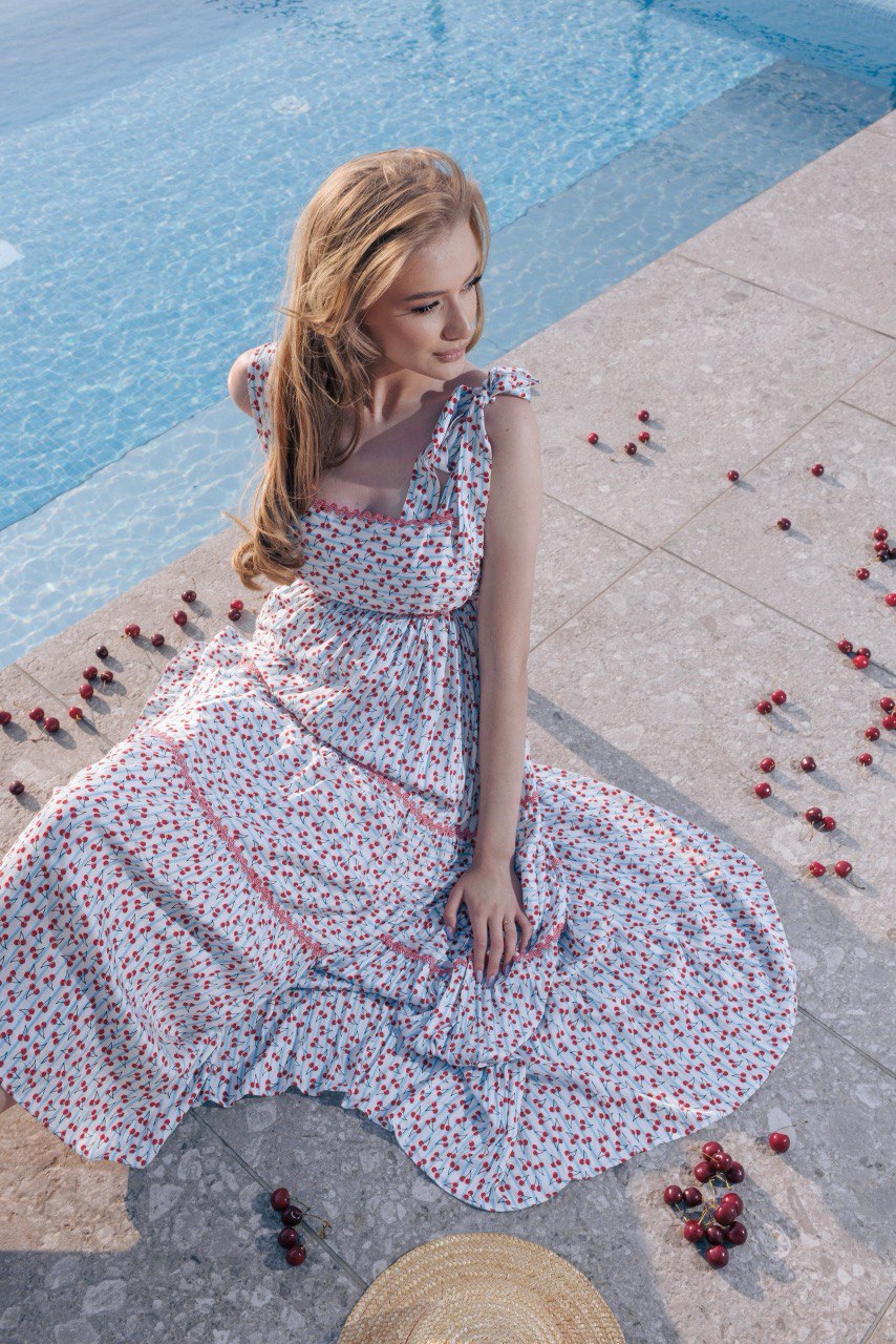 Cherry Print Dress