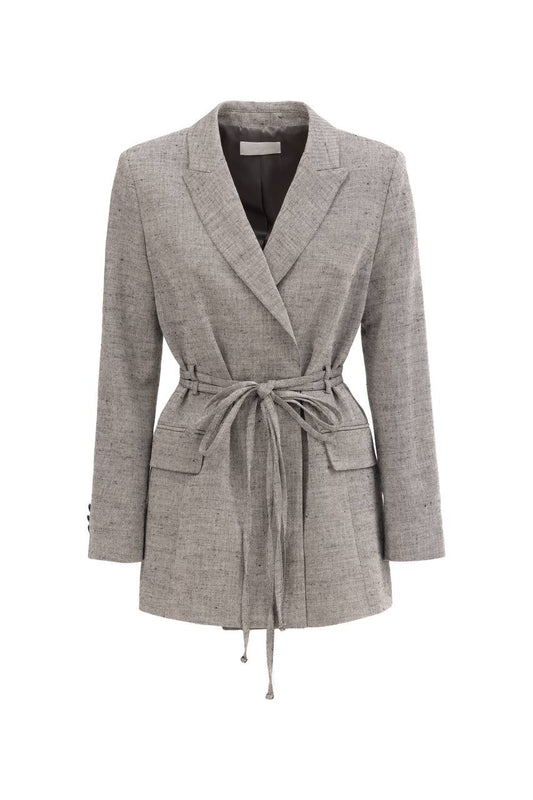 Soft Grey Tailored Jacket