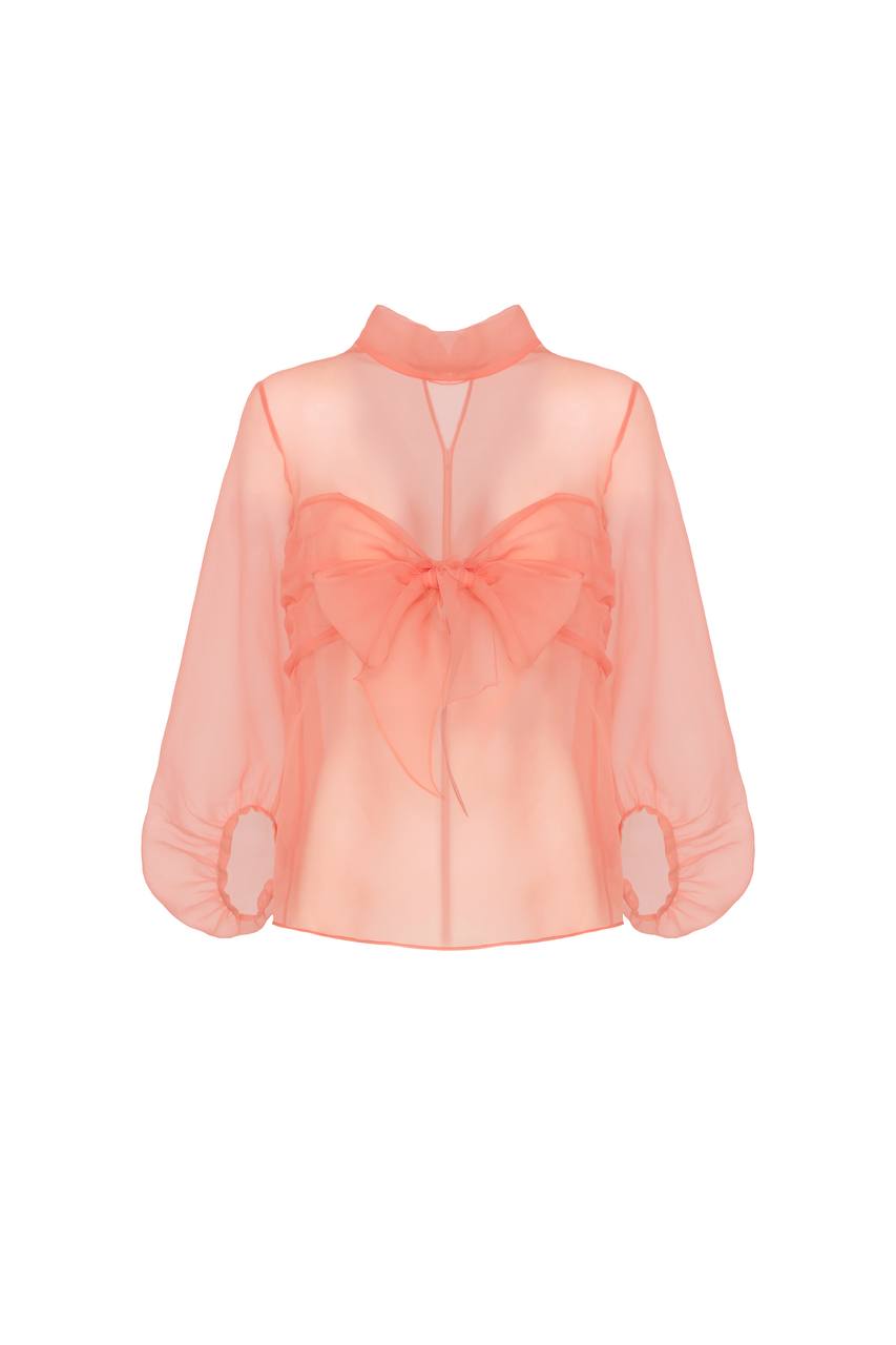 Blush Bow Blouse