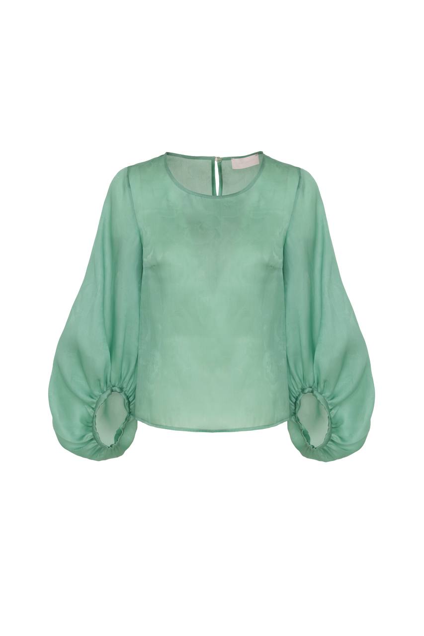 Verdant Bloom Blouse