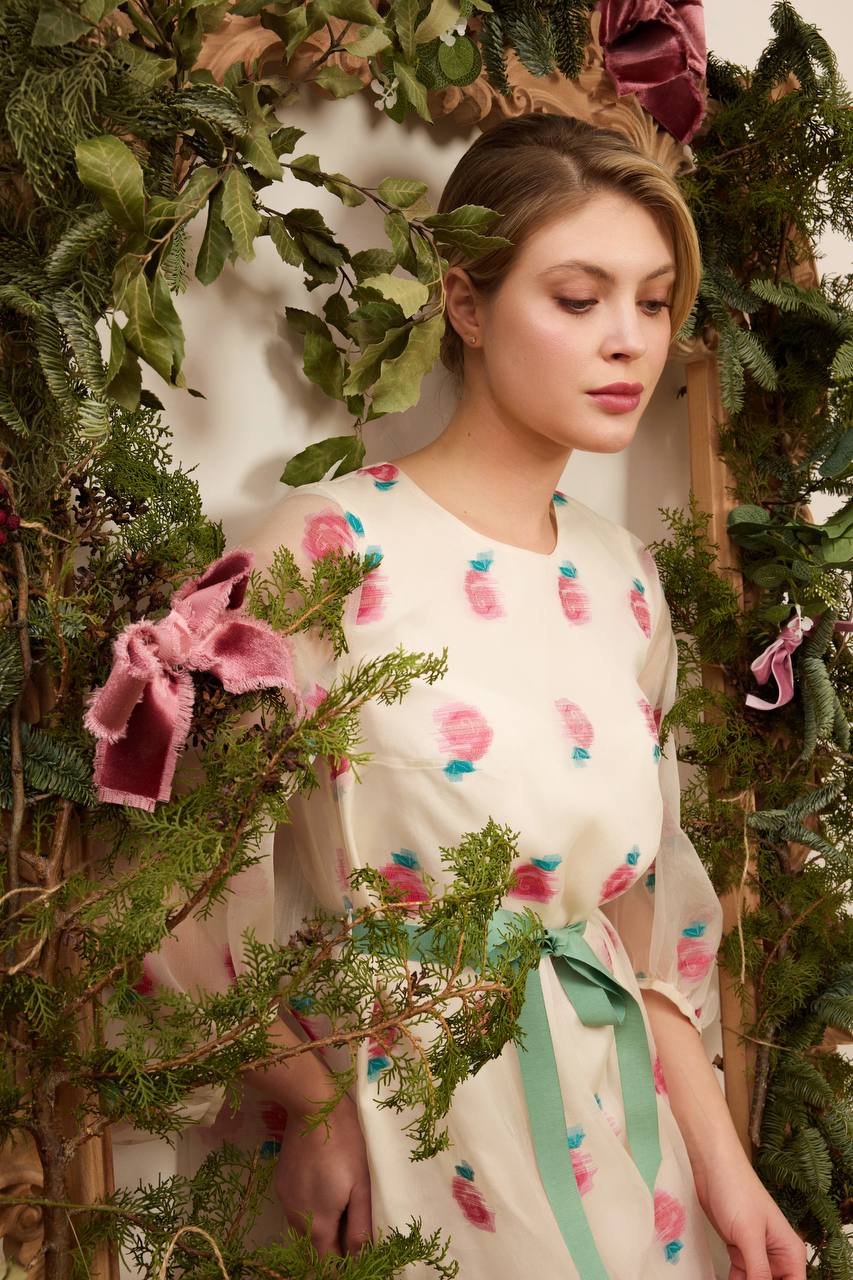 Fleur Rosé Mini Dress