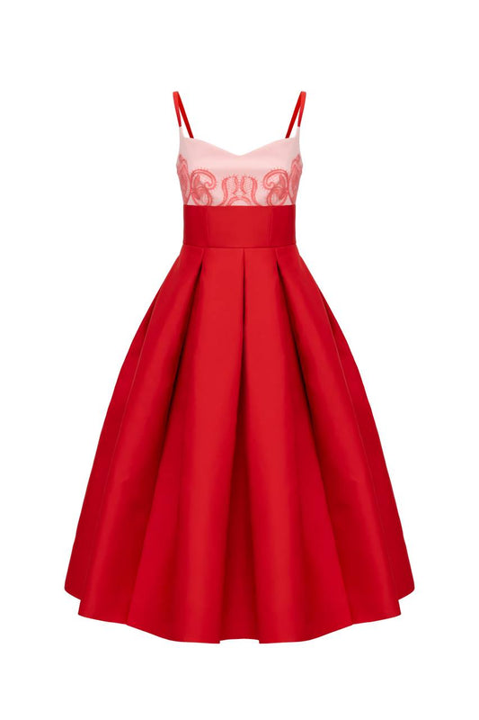 Rosalia Crimson Dress